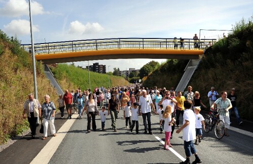 Erffnung des zweiten Bauabschnitt Boeler Ring am 22.08.2009(Foto.Richard Holtschmidt)